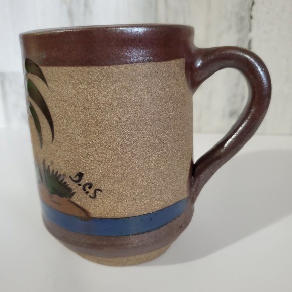Cabo San Lucas Earthenware Mug Hand Painted - Picture 4 of 7